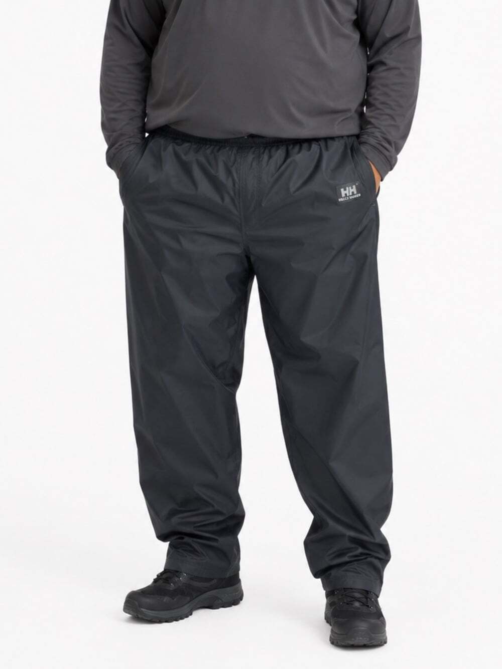 Helly Hansen Blue 2XL Adjustable Waist Polyurethane Polyester Rain Outside Pants